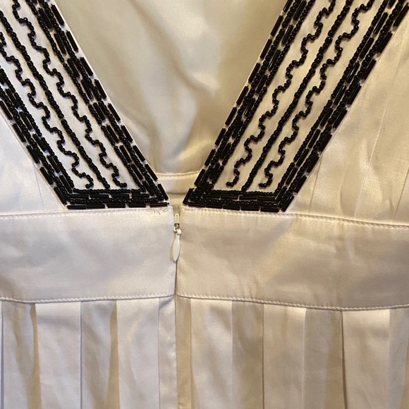 Moda International Ivory Blouse with Dark Accents - Picture 4 of 5